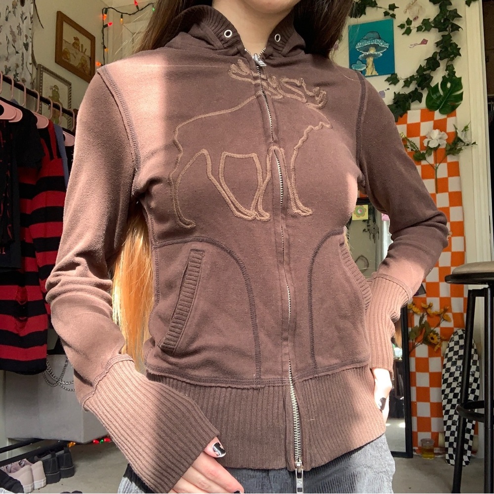 Y2k Abercrombie and Fitch zip up jacket